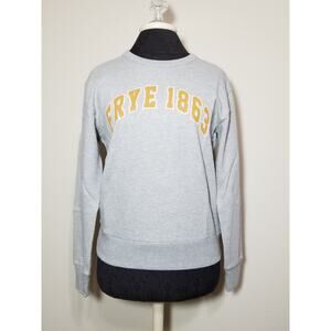 FRYE Women's Fleece Sweatshirt Pullover Sweater w/ Tags XS X-Small Gray NWT